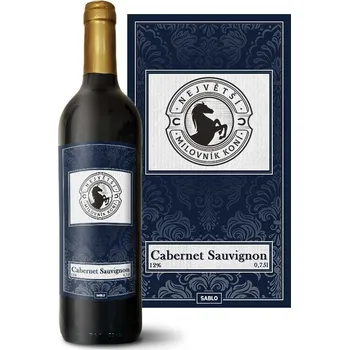 Víno Sablio Červené víno Největší milovník koní: 0,75 l