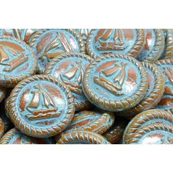 Korálek Korálky Plachetnice č.4103 (20x20mm)