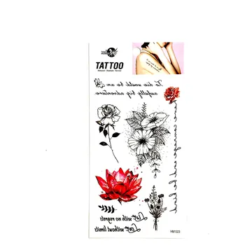 Odstranitelné tetování KN Dočasné tetování - Lotus (HM1323)