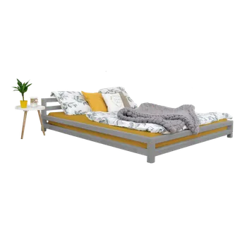 Postel Moderní postel MODERN 160x200 SMRK - Nelakovaná