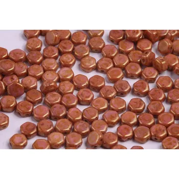 Korálek Dvoudírkový hexagon č. 69