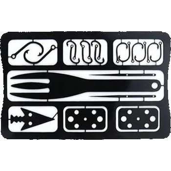 Příslušenství pro sportovní střelbu Survival karta - D black 197Db