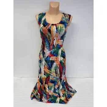 Dámské šaty Šaty BOLUNA, Barva celopotištěná, Velikost XXXL 54, Materiál 96% Viskoza 4% Lycra