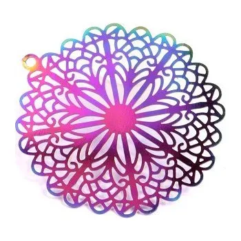 Korálek Kov 523 (37x35x0.3 mm)