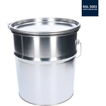 barva na kov Barva antikorozní polomatná na zinek 10 kg - safírová modrá