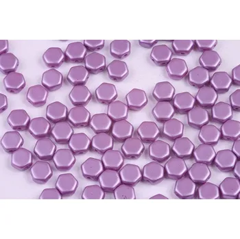 Korálek Dvoudírkový hexagon č. 142