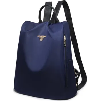 Kabelka Dámský batoh z lesklého materiálu Barva: modrá 26