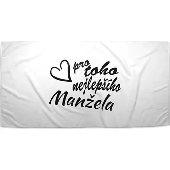 Sablio Ručník Pro toho nejlepšího manžela - 30x50 cm