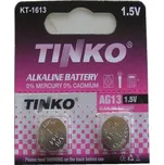 Alkalická knoflíková baterie TINKO LR44, balení 2ks