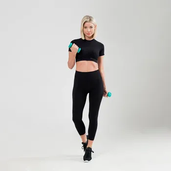 Dámské legíny Dámské Legíny BODYDRY OLIVIA LONG BL OLILEGL-BL – Černá S