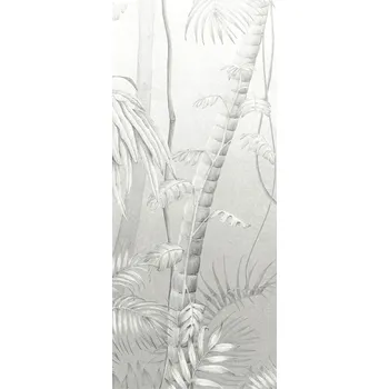 Tapeta Šedá vliesová fototapeta na zeď, Listy, stromy, DG3MOE1014, Wall Designs III, Khroma by Masureel