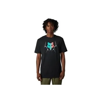 Pánské tričko Pánské tričko FOX SYZ SS Prem Tee Black, Velikost M