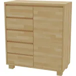 MRAVA, s.r.o. Buková komoda SK-D-5Z