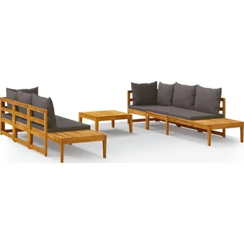 Zahradní sestava 5dílná zahradní sedací souprava 3087275 akácie/šedá