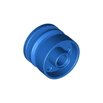 55981 Blue Wheel 18mm D. x 14mm with Pin Hole (Modré kolo 18 mm D. x 14 mm s otvorem pro kolík)