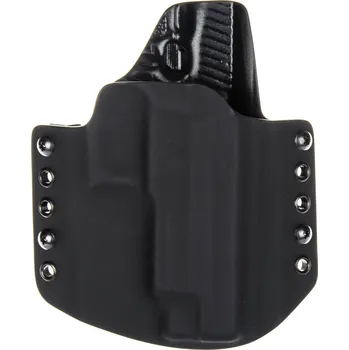 Příslušenství pro sportovní střelbu RH Holsters OWB - SIG Sauer P226 Rail - vnější kydexové pouzdro - poloviční sweatguard - černá/černá Pouzdro je pro: Pravák