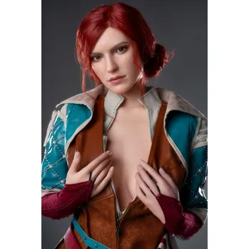 Silikonová panna Game Lady Doll 168cm Big Breast D-cup - face No.17