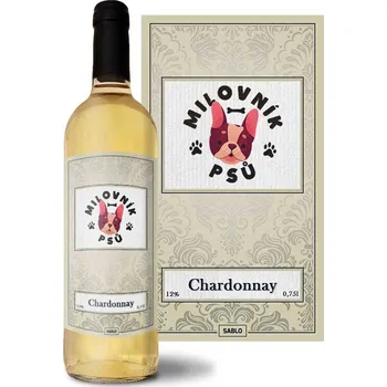 Víno Sablio Bílé víno Milovník psů: 0,75 l