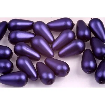 Korálek Vosk. hruška č. 14B (14x8mm)