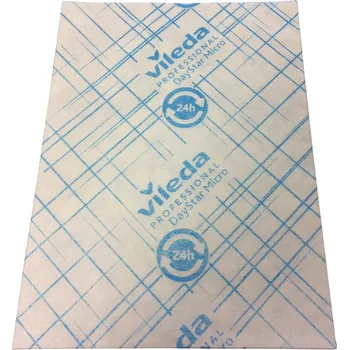 Utěrka Vileda Professional VILEDA Utěrka z mikrovlákna DayStar Micro modrá, 40 x 30 cm - 10 ks