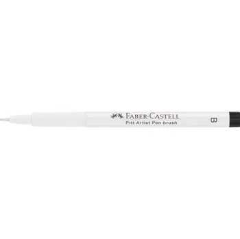 Tušový popisovač, bílý, Pitt Artist Pen, Faber-Castell typ/velikost: Brush