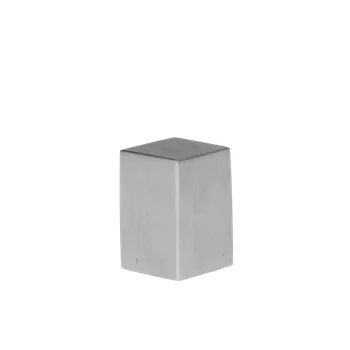 Ukončení na jekl 10 x 10 mm, broušená nerez AISI 304