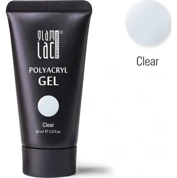 Umělé nehty GlamLac Polyacryl Gel Clear 30-60ml 30ml: 30ml
