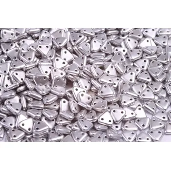 Korálek Dvoudírkový trojúhelník 6 mm č. 25