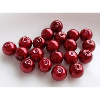 Dětské navlékací korálky Korálky voskované č. 37 - 12 mm