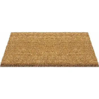Černá kokosová čistící vstupní rohož FLOMA Rucco - 40 x 70 x 1,7 cm