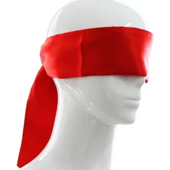 Erotická maska VšeNaSex.cz Páska přes oči Silky Mask červená