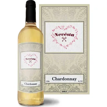 Víno Sablio Bílé víno Nevěsta srdce: 0,75 l
