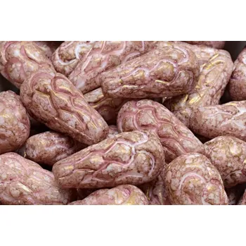 Korálek Korálky Šiška borová (25x12mm) č. 9