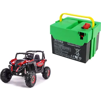 Dětské elektrovozidlo Bateriový vyjímatelný box pro elektrickou buginu X-MAX, baterie 2x 12V/7Ah