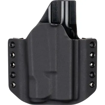 Příslušenství pro sportovní střelbu RH Holsters OWB - Glock 19/23/32 + Inforce WILD1 - vnější kydexové pouzdro - poloviční sweatguard - černá/černá Pouzdro je pro: Pravák
