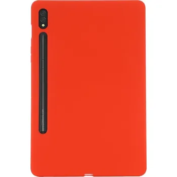 Pouzdro na tablet VSECHNONAMOBIL 44535 RUBBER Ochranný kryt Samsung Galaxy Tab S8 / Tab S7 červený
