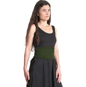 Karnevalový kostým imago Dámský úzký korzet - zelený, velikost L/XL