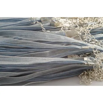 Korálek Šňůrka na krk s šifonem č. 41