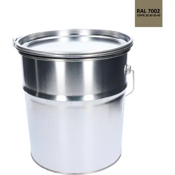 barva na kov Barva antikorozní polomatná na zinek 10 kg - olivová šedá