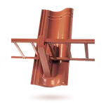 Bramac Classic taška sněholamu kovová půlená cihlově červená