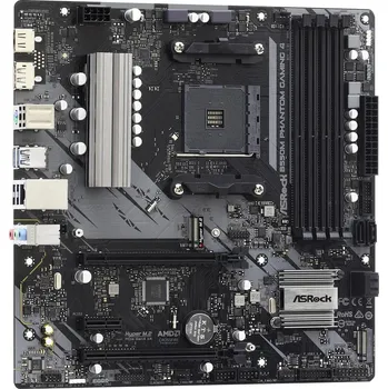 ASRock B550M Phantom Gaming 4 Základní deska, AMD B550, AM4, 4x DDR4 DIMM (max. 128GB), 2x M.2, HDMI, DisplayPort, mATX B550M PHANTOM GAMING 4