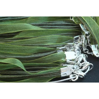 Korálek Šňůrka na krk s šifonem č. 36