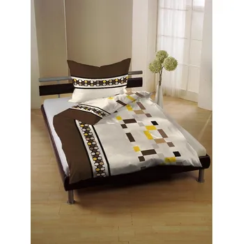 Povlečení Gerald Wittmann Ložní povlečení Leona 140x200/90x70 cm Vzor 29155/2 Vafle 100% Bavlna