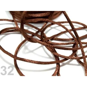 Korálek Šňůrka saténová č.32 (2mm)
