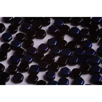 Korálek Dvoudírkový hexagon č. 100