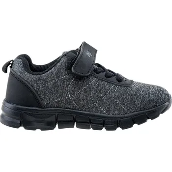 Chlapecké tenisky Dětské boty BEJO WAURIKE KIDS 6021-BLK/DK GREY – Černá 23