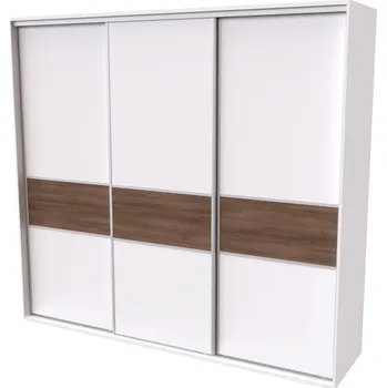 Šatní skříň Nábytek Mikulík Skříň FLEXI 3 - 3x dveře dělené LTD ROZMĚR: (š/v/h) 280 x 240 x 65 cm
