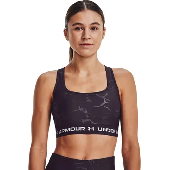 Podprsenka DÁMSKÁ Podprsenka UNDER ARMOUR UA CROSSBACK MID EMBOSS 1378815-541 – Černá XS