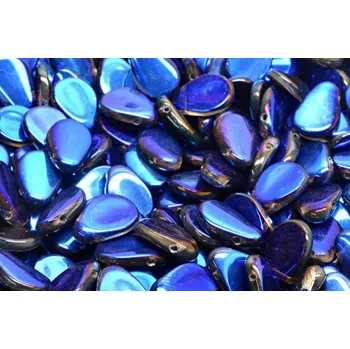 Korálek Lístek sasanky 8x11mm č. 87 ??