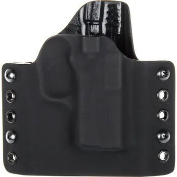 Příslušenství pro sportovní střelbu RH Holsters OWB - Ruger LC9/EC9s - vnější kydexové pouzdro - poloviční sweatguard - černá/černá Pouzdro je pro: Pravák